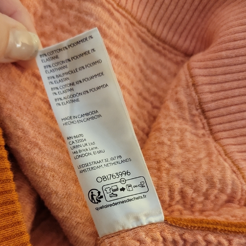 We The Free Burnt Orange Crew Neck Sweater - Picture 8 of 9